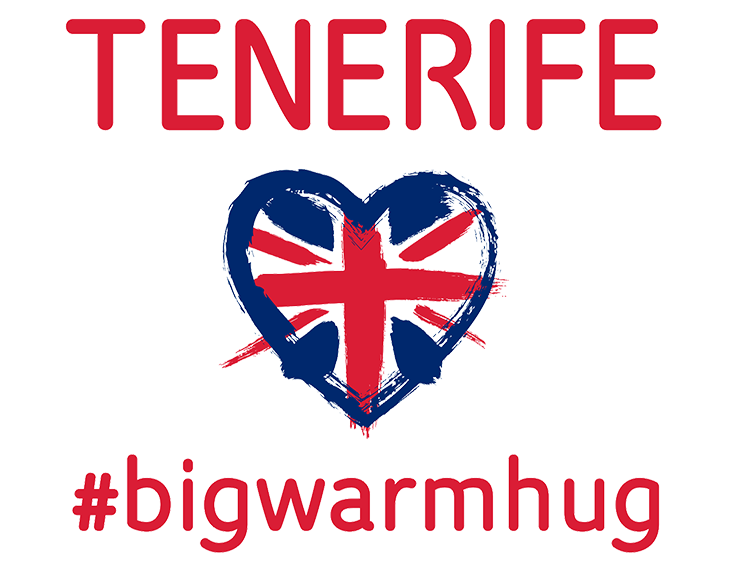 bigwarmhug campaña Turismo Tenerife brexit hashtag